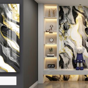 4x10 Feet UV Marble ROLL - 002