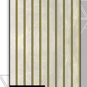 Golden Strip Flute Panels - 126-617(R)