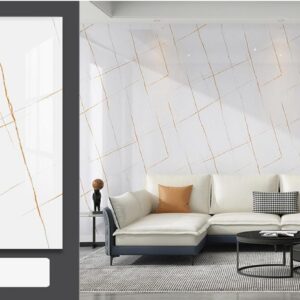 4x10 Feet UV Marble ROLL - 6198