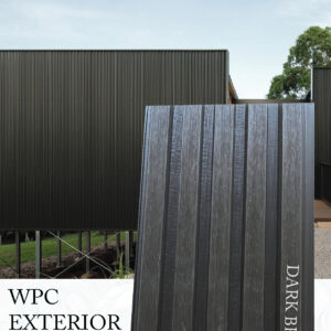 WPC Exterior Louvers - Dark Brownwood