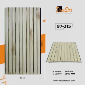 Golden Strip Flute Panels - 97-315