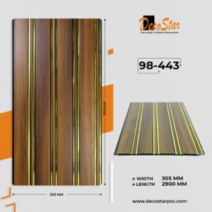 Golden Strip Flute Panels - 98-443