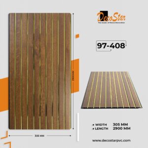 Golden Strip Flute Panels - 97-408