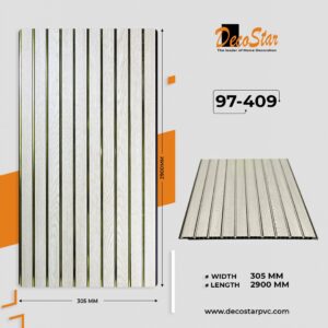 Golden Strip Flute Panels - 97-409