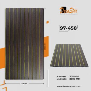 Golden Strip Flute Panels - 97-458