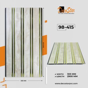 Golden Strip Flute Panels - 98-415