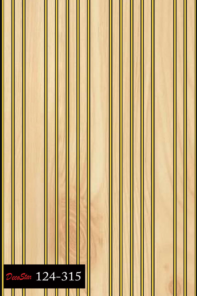 Golden Strip Flute Panel