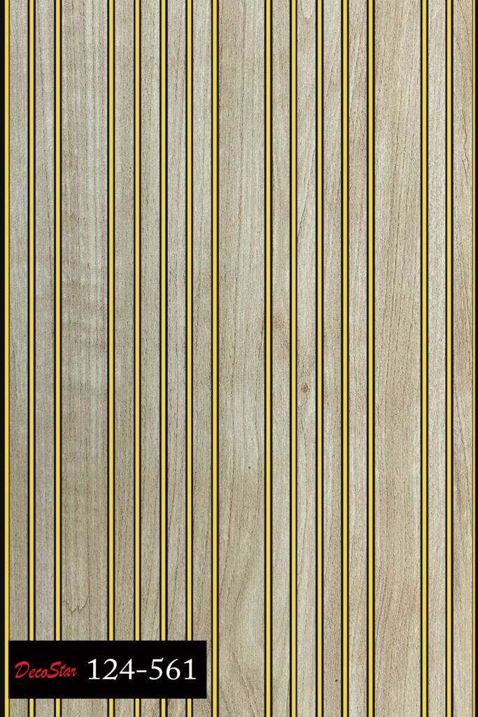 Golden Strip Flute Panel