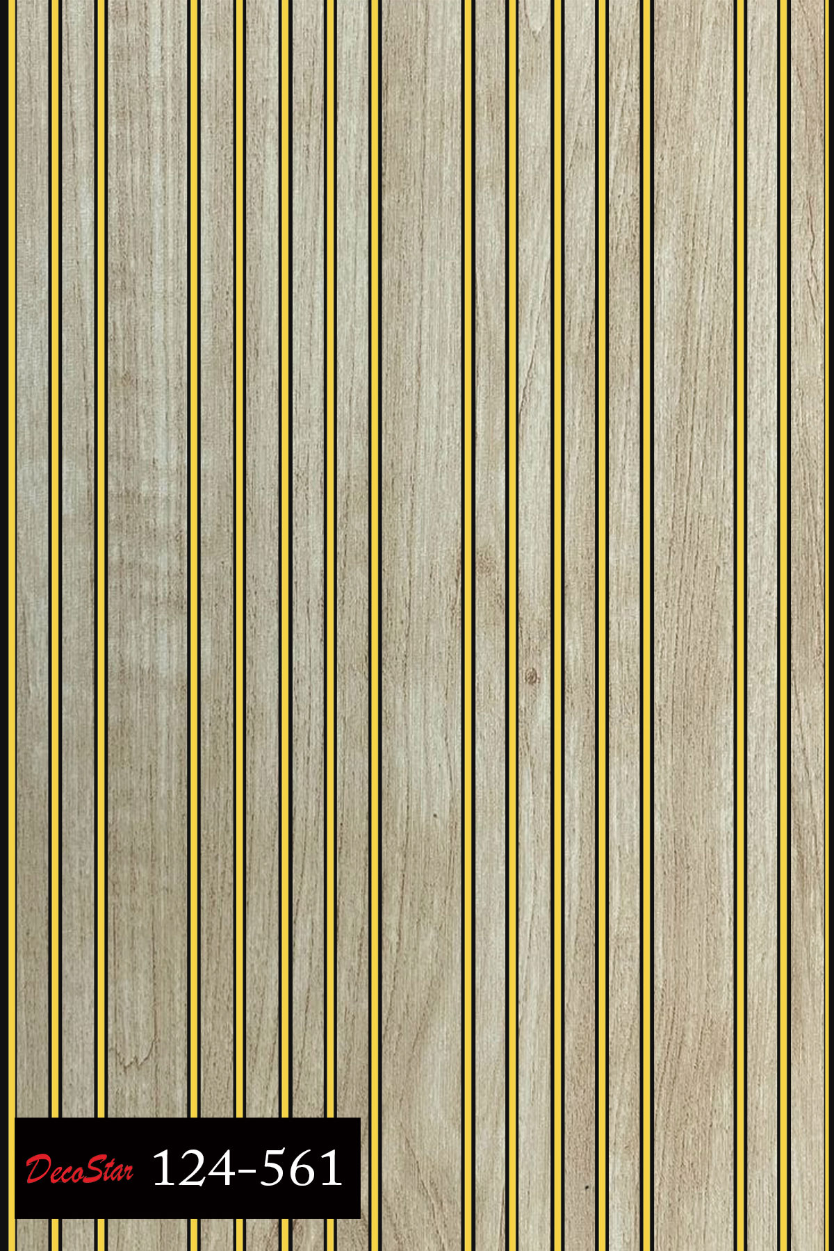 Golden Strip Flute Panel