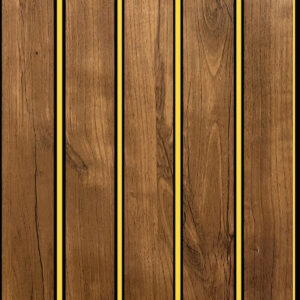 Golden Strip Flute Panel