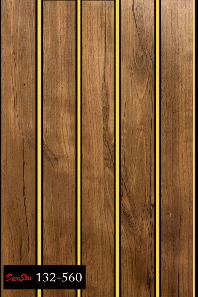 Golden Strip Flute Panel