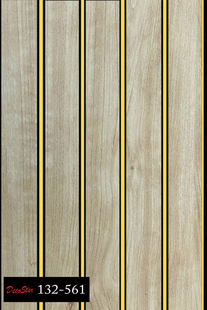 Golden Strip Flute Panel