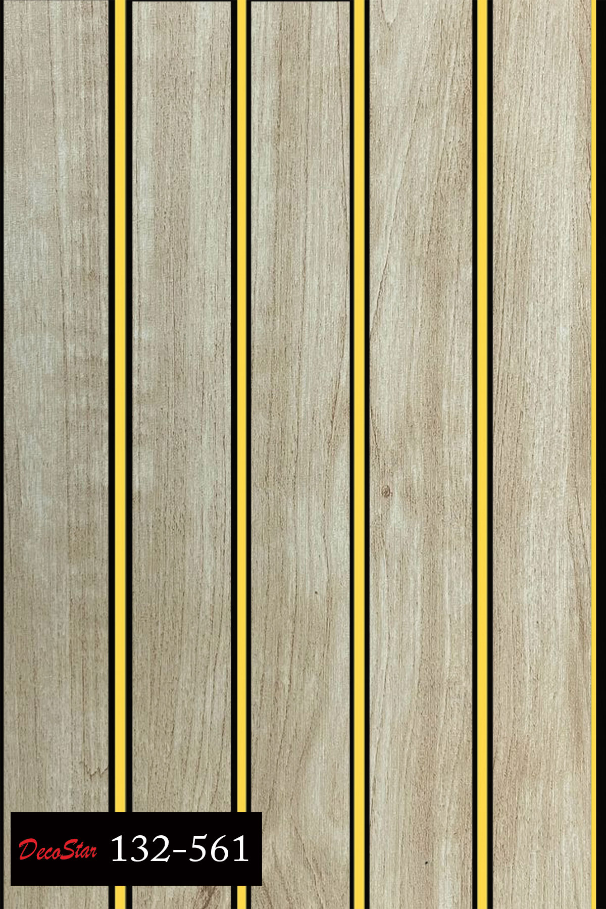Golden Strip Flute Panel