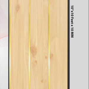 Golden Strip Flute Panel