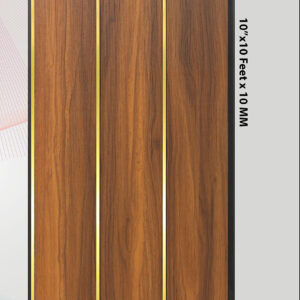 Golden Strip Flute Panel