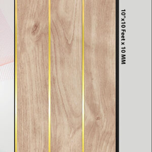 Golden Strip Flute Panel