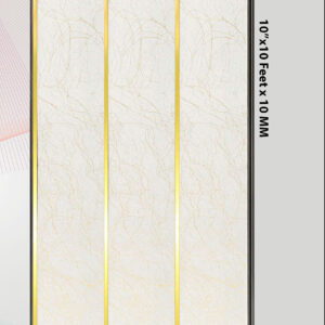 Golden Strip Flute Panel