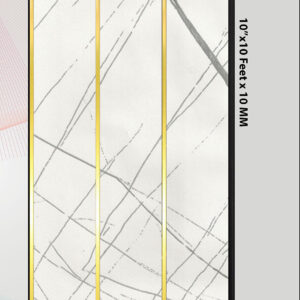 Golden Strip Flute Panel