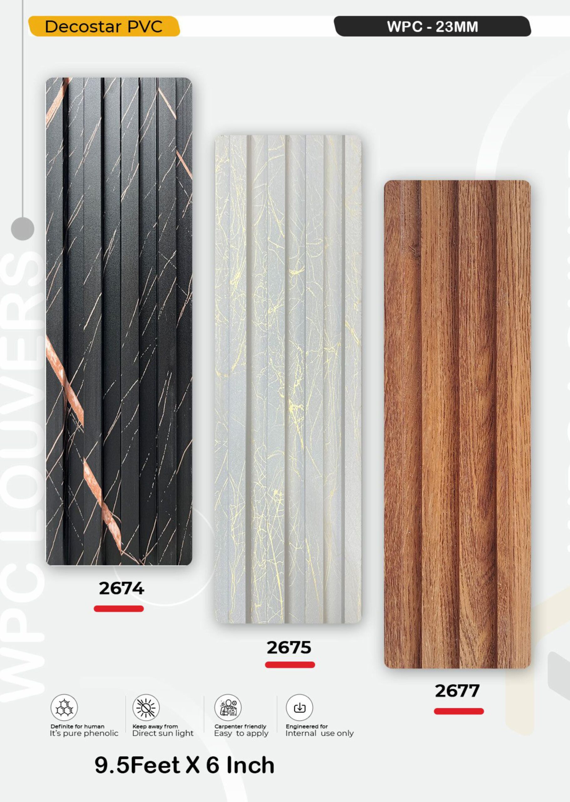 WPC LOUVERS - 2674-2675-2677